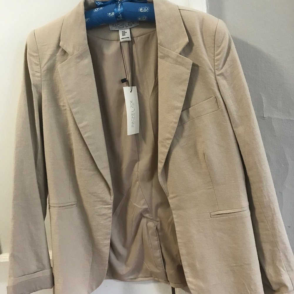 NWT Rachel Zoe Tan Blazer Size M